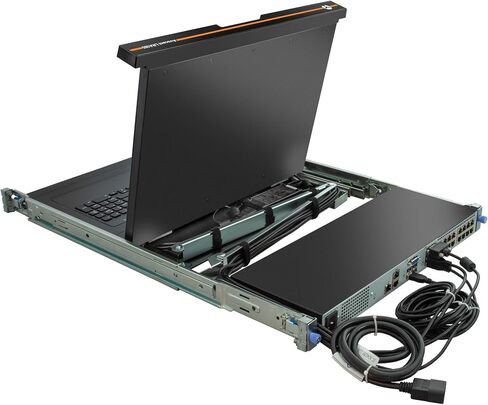 Vertiv Avocent LRA, Local Rack Access, 1U, Rack Mount Console, 8-Port KVM Console, 8 Cables (LRA185KMM8D-G01) in Kuwait