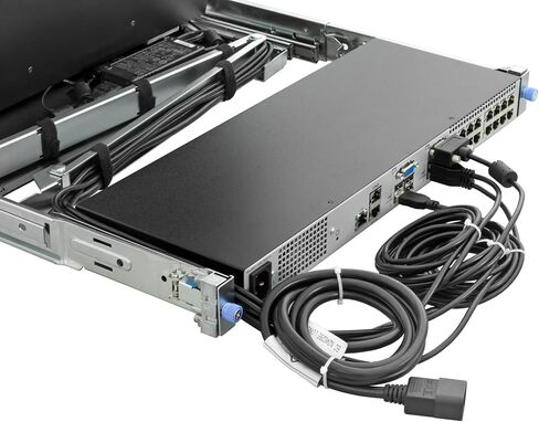 Vertiv Avocent LRA, Local Rack Access, 1U, Rack Mount Console, 8-Port KVM Console, 8 Cables (LRA185KMM8D-G01) in Kuwait