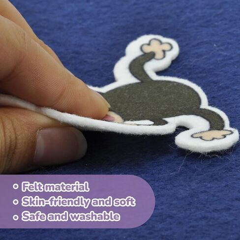 CHEFAN Felt Flannel Board Stories for Toddlers, The Three Little Pigs, Preschool Felt Activities, Flannel Graphic in Kuwait