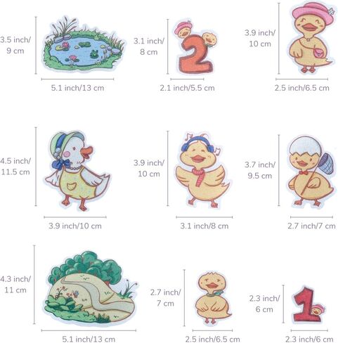 CHEFAN Felt Flannel Board Stories for Toddlers, The Three Little Pigs, Preschool Felt Activities, Flannel Graphic in Kuwait