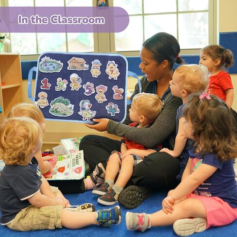 CHEFAN Felt Flannel Board Stories for Toddlers, The Three Little Pigs, Preschool Felt Activities, Flannel Graphic in Kuwait