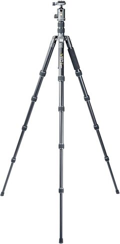 Vanguard VEO2GO265AB Aluminum Travel Tripod with Ball Head for Sony, Nikon, Canon, Fujifilm Mirrorless, Compact System Camera (CSC), DSLR in Kuwait