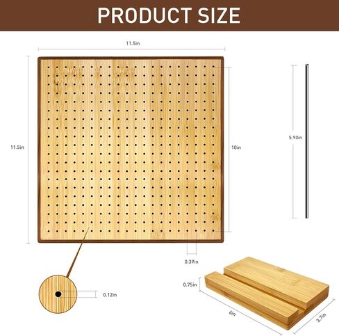 لوحة حظر كروشيه مع دبابيس وأوتاد، سجادات حظر لـ كروشيه، حياكة ودبابيس، هدية للأم والجدة. in Kuwait