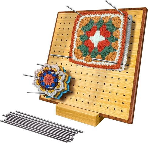 لوحة حظر كروشيه مع دبابيس وأوتاد، سجادات حظر لـ كروشيه، حياكة ودبابيس، هدية للأم والجدة. in Kuwait