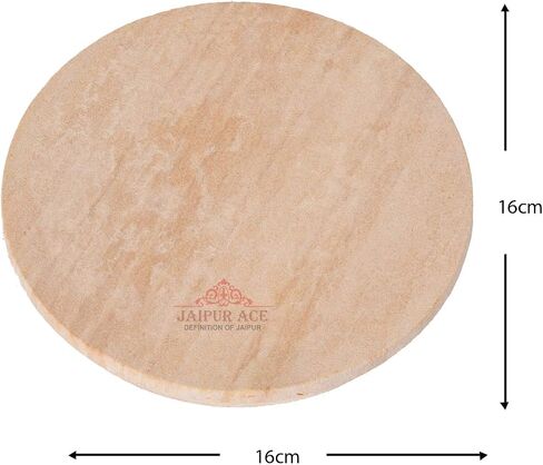 Stone Chandan Pata with Chandan Stick (Brown), Small, 2 Pieces in Saudi Arabia