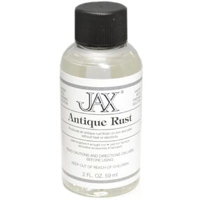 JAX Antique Rust - Metal Finishing Solution - Antique Finish Without Heat or Electricity - 2 Ounce
