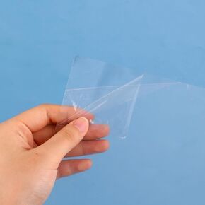 COMNICO Clear Plastic Sheet, 10 Pcs Plexiglass Sheets Flexible Lightweight Thin Panels Sheets Shatterproof Glass Alternative for DIY Craft Projects Picture Poster Frames Frames Arts Crafts