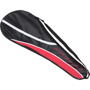 Gadpiparty Badminton Racket Shoulder Bag Racket Cover Bag Portable Squash Racket Cover with Zipper Closure and Adjustable Strap for Sports