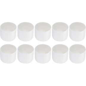 Screw Thread Protector Cover Rubber End Caps, [for Screw, Bolt] - 1 3/8"(35mm) ID/White/10pcs