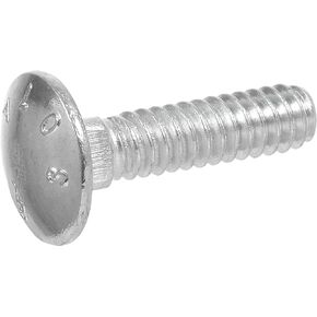 Hillman 240252 Carriage Bolt, 7/16 x 4-1/2-Inch, Steel, Zinc-Plated, Silver, 25-Pack