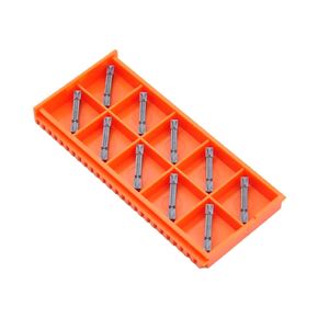 MGMN200-G Carbide Grooving Insert for MGEHR/MGIVR Cut-Off Tool, PVD Coated, 10 Pcs