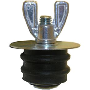 LASCO 13-1818 Economy Rubber Test Plug with Easy Grip Wing Nut, 1 1/2-Inch