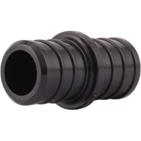 SharkBite 3/4 Inch Poly Crimp Coupling, Pack of 5, PEX Pipe, PE-RT, UP016A5