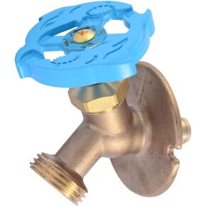 SharkBite 1/2 x 3/4 Inch MHT Brass Crimp 45 Degree Hose Bibb, PEX Pipe, PE-RT, UC24632Z