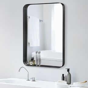57x16 Door Hanging Full Length Mirror, Floor Stand (Height 5.7ft just Body in1.3ft) Wall Mounted Metal Frame Rectangle Dressing Mirrors for Bedroom Bathroom Room 57 inch Silver