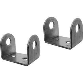 Baosity 2 Pieces Heavy Duty Stainless Steel Kayak Canoe Fishing Boat Rudder Mount Bracket Hardware Replacement Gear Accessories