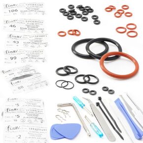 O Ring Repair Set for Automatic Espresso Machine De'Longhi Magnifica Evo ECAM29043 SB ECAM29084 S11,to Solve Latte Crema Tube Water Coffee Leakage
