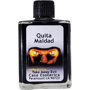 Take Away Evil Oil (Quita Maldad Aceite) Spiritual Anointing Oil by CASA ESOTERICA MAGICK SPACE -Evil-Banishing Take Away Oil for Protection and Cleansing-0.5 FL OZ (1 Pack)