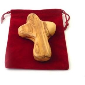 Olive Wood Cross- Palm Size
