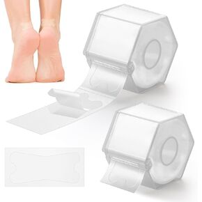 2 Pcs Blister Bandages for Feet, 60 Transparent Sheets Blister Bandages, Blister Bandages for Toes, Adhesive Blisters Bandages for Heel, Foot, Toe, Feet