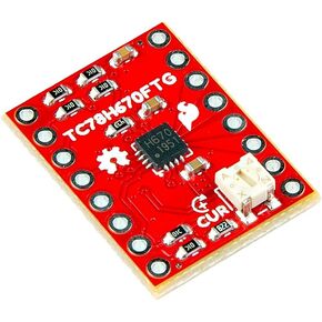 SparkFun Mini Stepper Motor Driver - TC78H670FTG - Compact Driver with breadboard-Friendly 0.1in. Pin -Output Current: 2.0 A (max) - Board Dimensions: 0.6 in. × 0.8 in.
