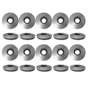 50PCS #8 x 1/2'' Stainless Steel Neoprene EPDM Bonded Sealing Washers Rubber Washers Gasket Assortment Kit Neoprene Bonded Sealing Washers Rubber Backed Washers