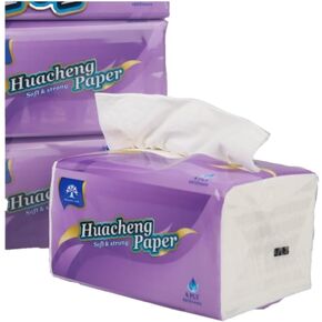 Facial Tissue Fashion Professional Soft Pack Facial Paper Tissue Paper 3 Ply, Plastic-Free, Eco-Friendly, Super Soft 480 sheets, White