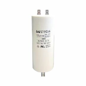 120uf CBB60 250 Volt Round Capacitor Replacement Part -Start-up of AC Motors 50/60Hz - 120MFD 250VAC Run Start Round A/C Capacitor Air Compressor Capacitors Motor Start or Heat Pump Condenser
