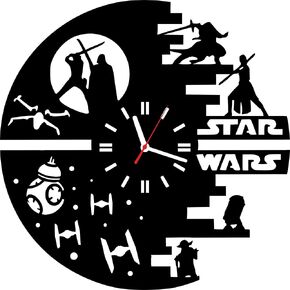 Wooden Wall Clock Christmas for Men Women Kids mom dad Girls Fans Superhero Birthday Party Supplies Decorations Home