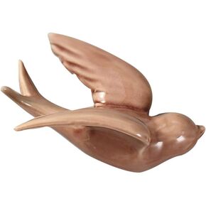 1 Pc Wall Hanging Bird Decoration Ceramic Sparrows Multicolor Wall Art House Hanging Ornaments Ceramic Wall Mounted Hanging Ceramic Hanging Swallows