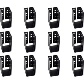 Simpson Strong Tie APLH24 Outdoor Accents® ZMAX®, Black Light Joist Hanger for 2x4, 12-Pack