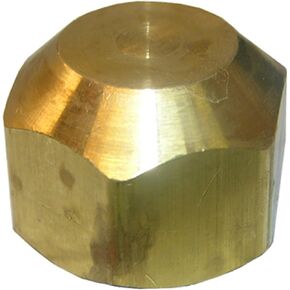 LASCO 17-4049 1/2-Inch Brass Flare Cap