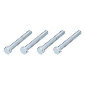 METALLIXITY Hex Bolts (M12-1.25x120mm) 4Pcs, Carbon Steel Zinc Plated Partially Threaded, Hex Head Screw Bolt - for Furniture Repair