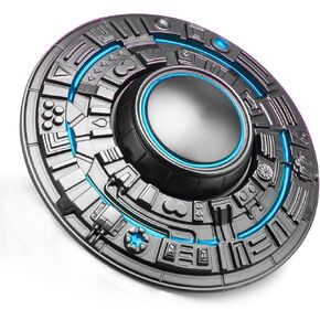 Cool Spaceship Fidget Spinners Metal, UFO Model Finger Hand Spinner, Stress Desk Fidget Toys Gift for Kids & Adults, Luminous Night Effects, Exclusive Desk Spinning Top Prizes