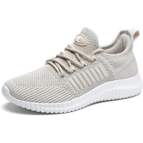 SK·TRIP Women's Walking Shoes Lightweight Breathable Flying Woven Mesh Upper Casual Jogging Shoes Ladies Tennis Shoes Workout Footwear Non-Slip Gym Sneakers for Women