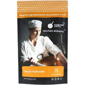 Pure Calcium Hydroxide [Slaked Lime] ⊘ Non-GMO Gluten-Free Vegan - 400g/14oz