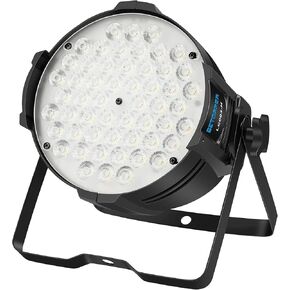 BETOPPER Stage Light DJ Washing Strobe Lights for Parties 54 LED Super Bright DMX512 White/Off White 5000 Lumens Par Lighting for Church Event,Wedding,Theater,Studio,Photostudio,Event etc.