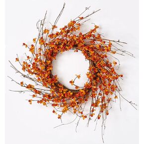 Worth Imports 20" Bittersweet Wreath On Natural Twig Base