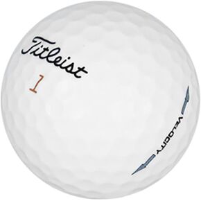 LostGolfBalls - 48 Titleist Velocity Golf Balls in Near Mint Condition, AAAA Quality, Recycled Used Golf Balls, Best Value Golf Balls, White