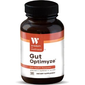 Gut Optimyze - 120 Gut Health Capsules - Vitamins & Probiotics for Gut Health - Complete Gut Health Supplement for Men & Women - Digestive Gut Health Pills - Healthy Gut Probiotics