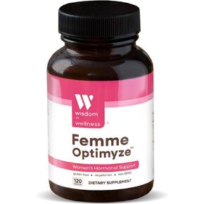 Femme Optimyze - 120 Women's Hormone Balance Capsules - Hormone Balance For Women - Hormone Balancing Supplement For Women - Female Hormones Support Supplement - Hormonal Regulation
