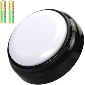 Cover Easy Button Recordable Sound Talking Button Custom Office Desk Gag Gift 30 Seconds 2 AAA Batteries Included - Newest Color- Gold