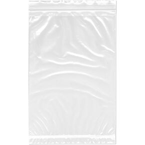 Plymor 6" x 9" (Pack of 100), 2 Mil with Pouch Zipper Reclosable Plastic Bags