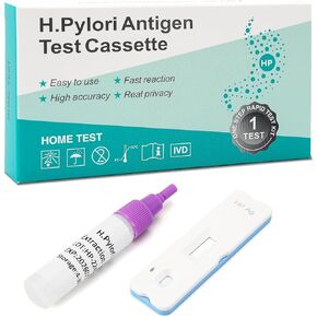 H. Pylori Helicobacter Pylori Stool Test Kit, 10-15 Minutes of Quick Home Testing, The Result is Highly Accurate, Easy to Read and use