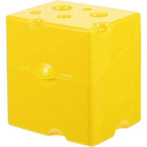 Sliced Cheese Container for Fridge: Cheese Slice Holder with Flip Lid - Cute Butter Block Cheese Box - Sliced Cheese Holder for Refrigerator