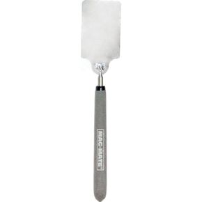 MAG-MATE IMS234 Telescoping Rectangular Stainless Steel Inspection Mirror, 2" x 3" Telescoping Mirror with Collapsible Stainless Steel Shaft, Comfortable Grip, 37" Extended Length