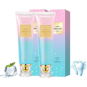2PC Niacinamide Toothpaste,Bodyaccel Toothpaste,Tripel Whitening Niacinamide Whitening Toothpaste,Niacinamide Whitening Toothpaste Fresh Breath Toothpaste