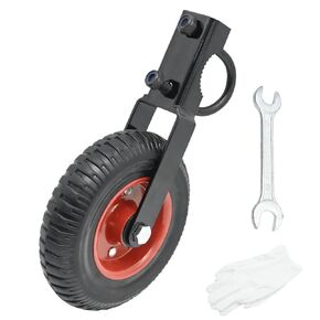 8“ Heavy Duty Gate Wheel, Farm Gate Wheel Under Mount Farm Gate Caster Gate Support Wheel Chain Link Fence Sliding Gate Caster Under Mount Farm Gate Caster Prevent Dragging 400lb Capacity