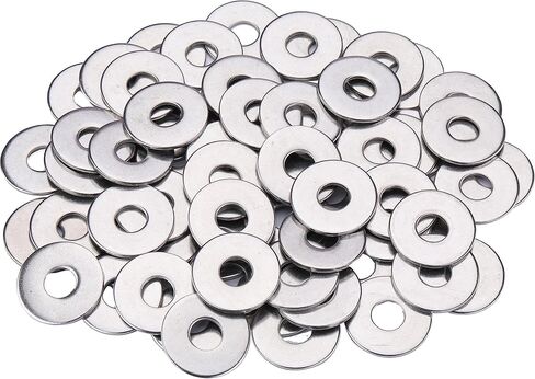 حزمة I-MART مكونة من 25 غسالة مسطحة M12، غسالة M12 من الفولاذ المقاوم للصدأ 304 (معرف 12 مم، 24 مم OD، سمك 2 مم) in Kuwait