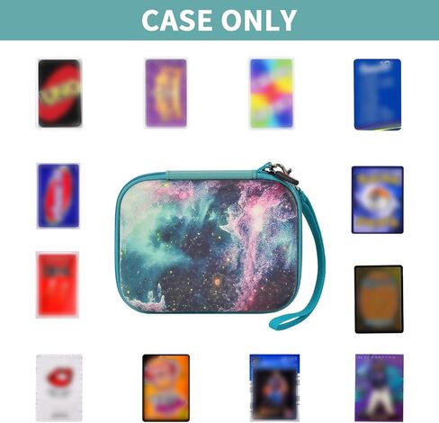 Cards Holder Case Compatible with PM TCG Cards/for SKYJO/for Five Crowns/for UNO/for Phase 10 Playing Cards, Card Game Storage Organizer Holds Up to 400 Cards - Black (Box Only) in Kuwait